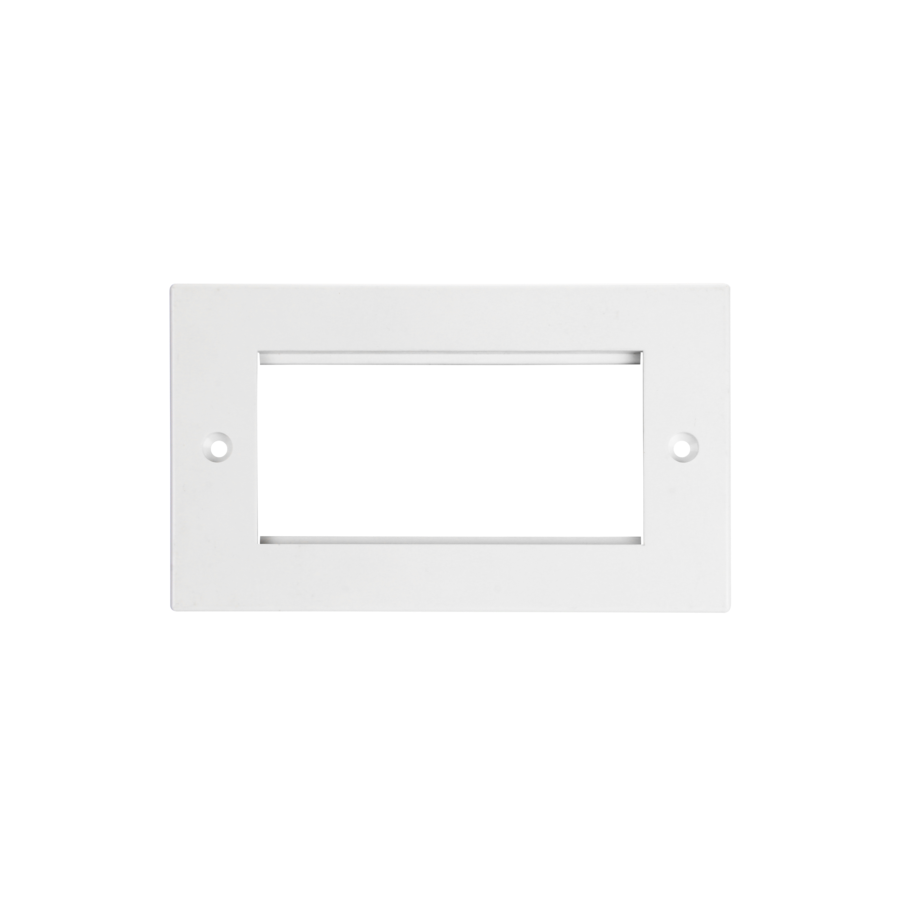 86*86mm 4 Ports UK Faceplate Flat ABS UL94V-0